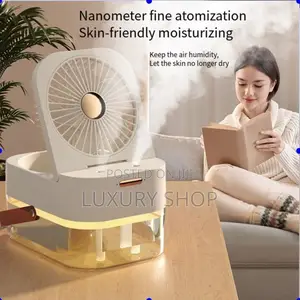 Dual Spray Night Light Spray Humidifier With Conditioner Fan