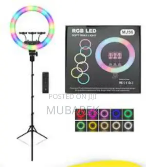 Photo - 22 Inch RGB Soft Ring Light With Multiple Color Modes