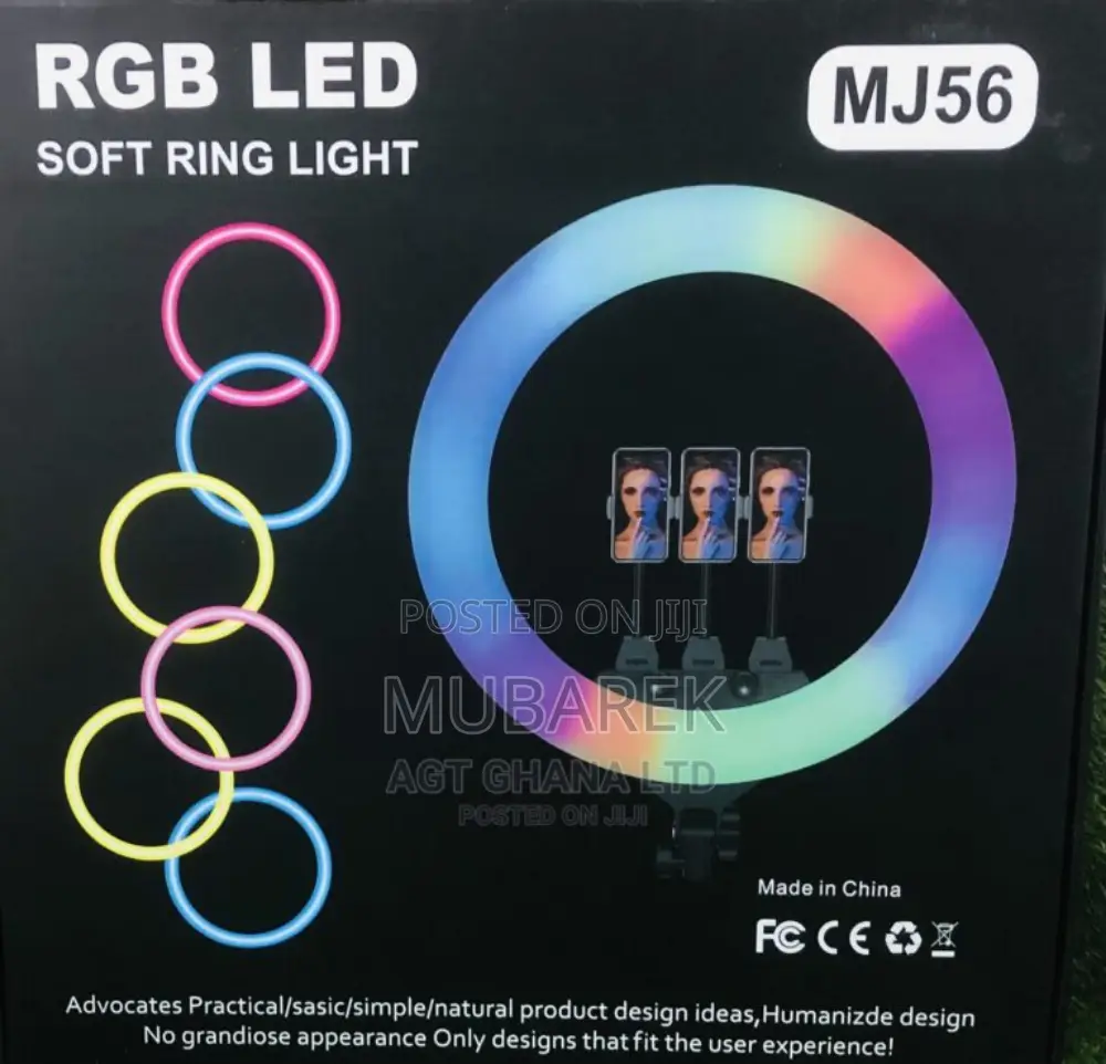 22 Inch RGB Soft Ring Light for Content Creators