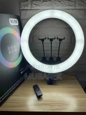 Photo - 22 Inch RGB Soft Ring Light With Remote Control Operation