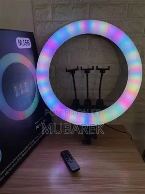 22 Inch RGB Soft Ring Light With Remote Control Operation