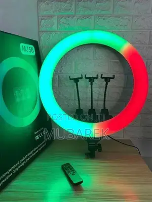 22 Inch RGB Soft Ring Light With Remote Control Operation