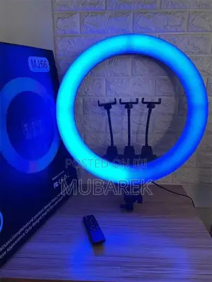 22 Inch RGB Soft Ring Light With Remote Control Operation