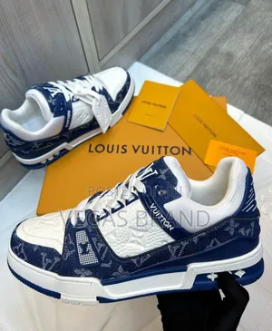 Louis Vuitton LV Blue White Original Quality Shoes