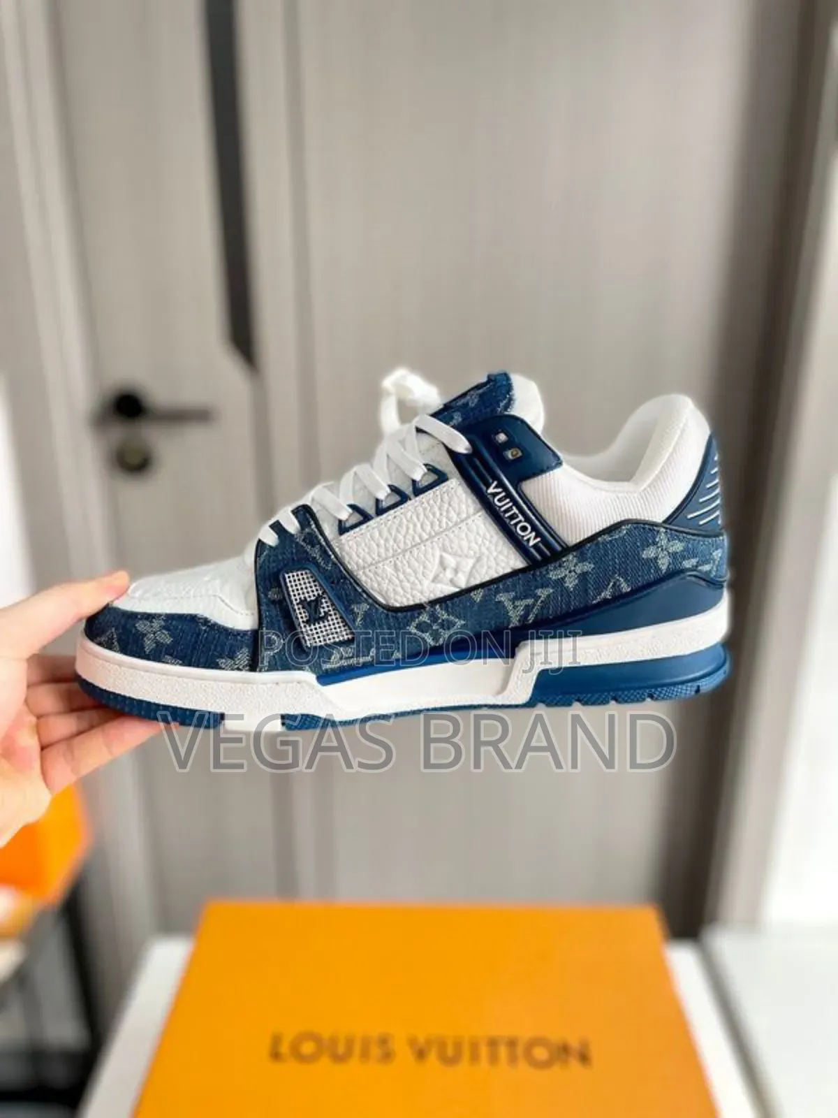 Louis Vuitton LV Blue White Original Quality Shoes