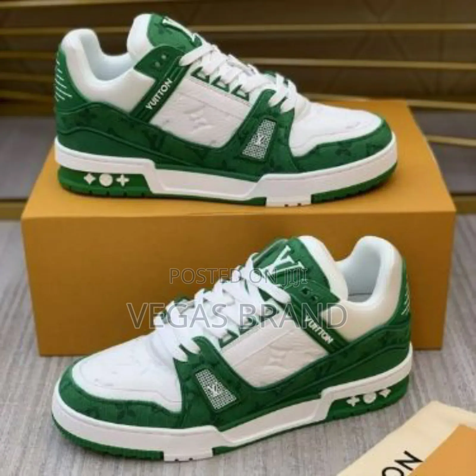 Louis Vuitton LV Green White Original Quality Shoes