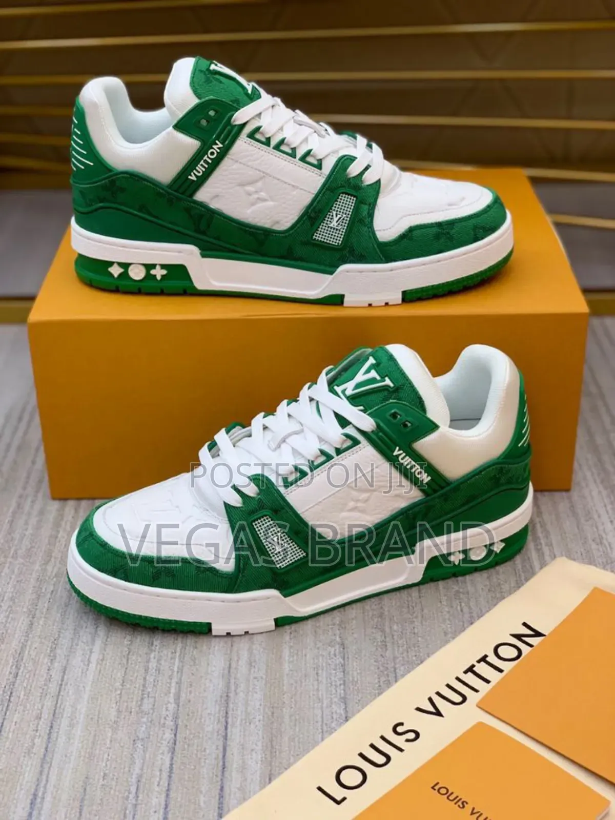 Louis Vuitton LV Green White Original Quality Shoes