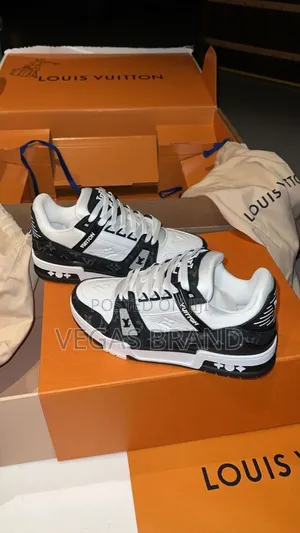 Louis Vuitton LV Black White Original Quality Shoes