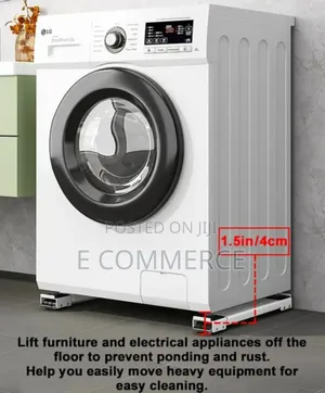 Adjustable Moving Roller Wheels Stand With Brake.