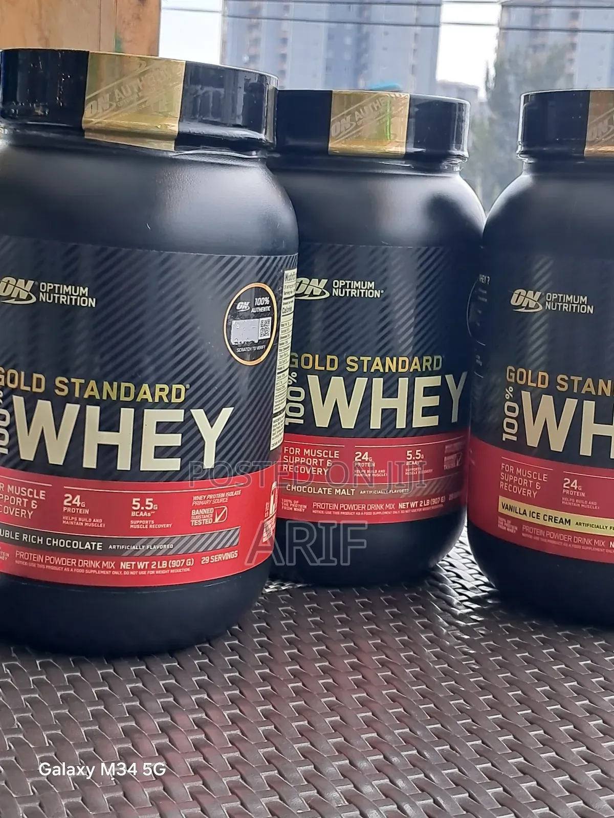 Whey Protein Powder 1kg (Optimum Nutrition Usa)