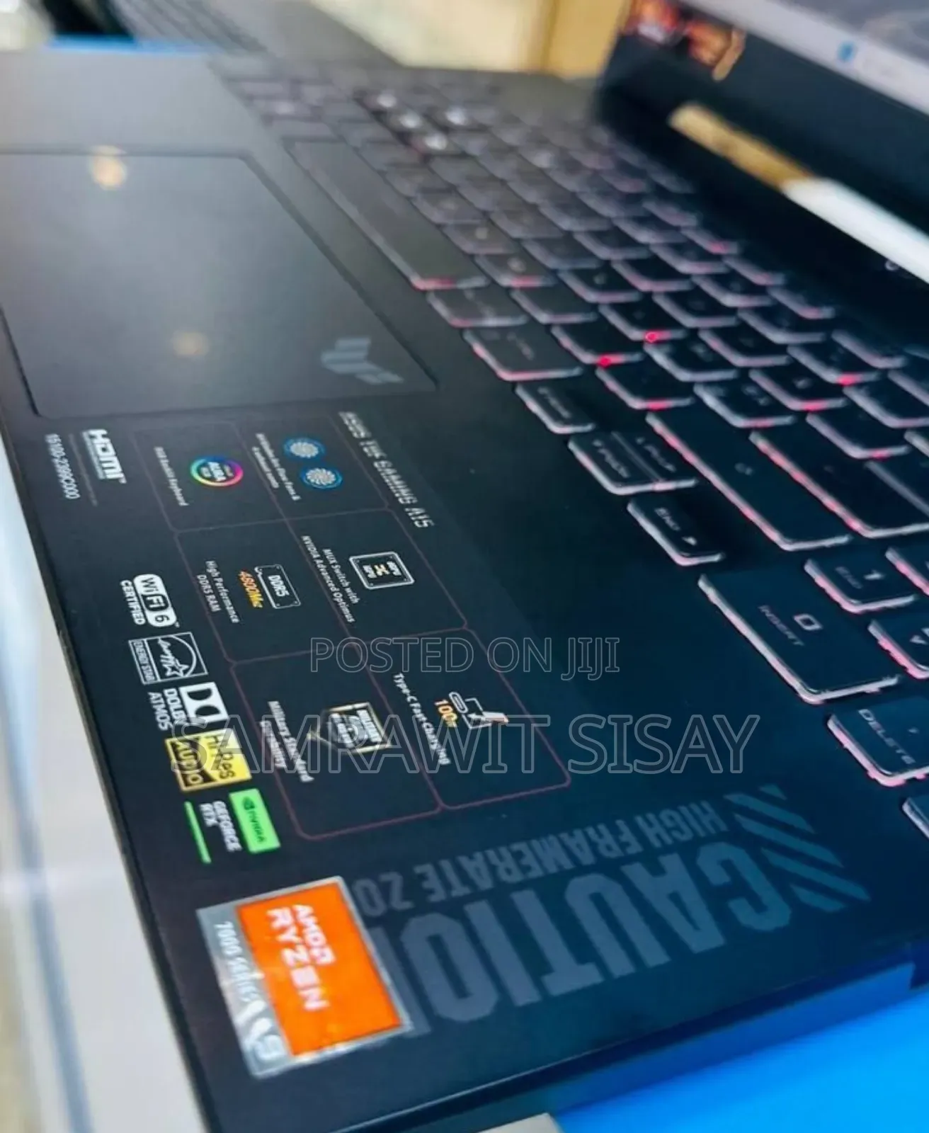 New Laptop Asus TUF Gaming A15 32GB AMD Ryzen 9 SSD 1T