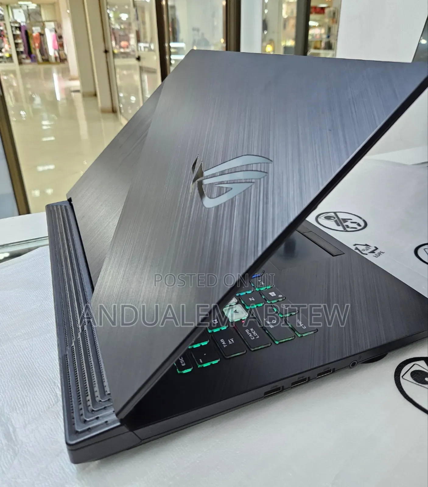 New Laptop Asus ROG Strix G15 16GB Intel Core I7 SSD 512GB