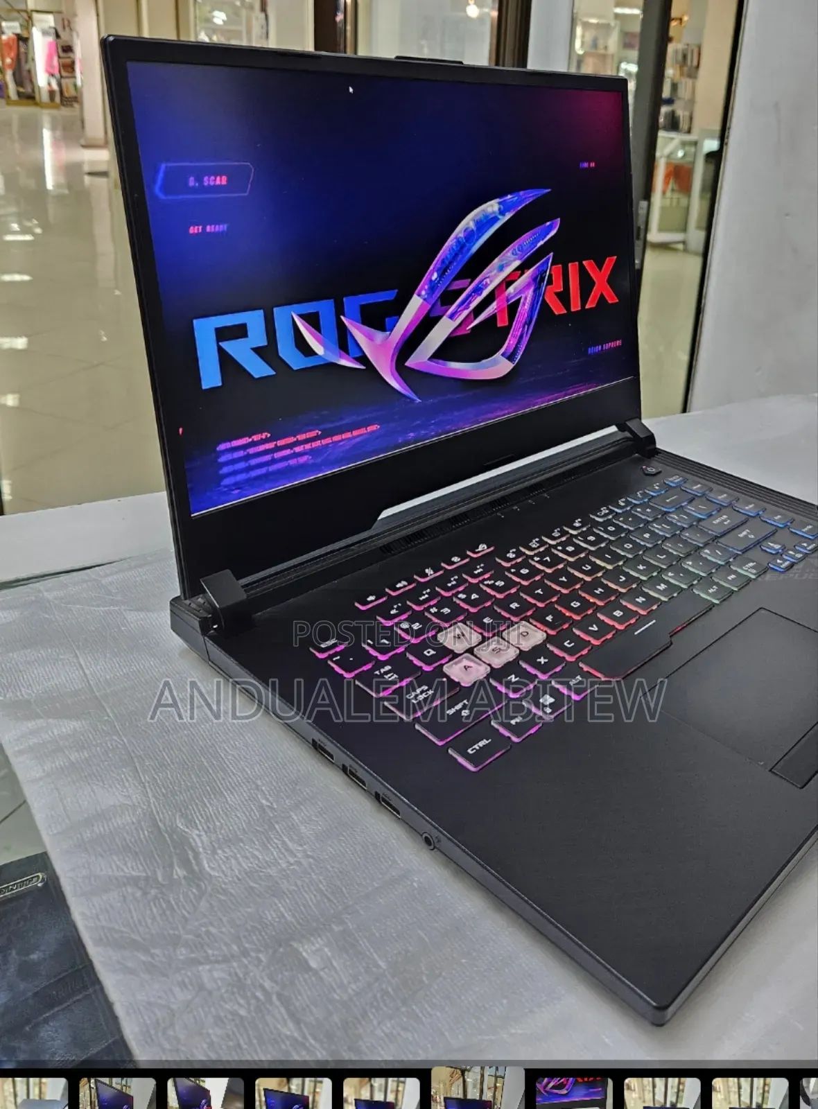 New Laptop Asus ROG Strix G15 16GB Intel Core I7 SSD 512GB