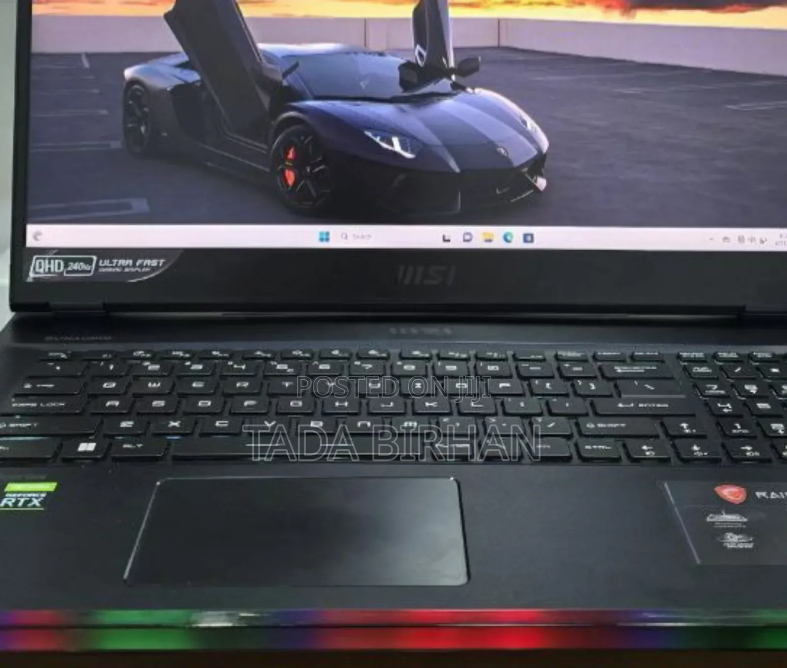 New Laptop MSI GE66 Raider 16GB Intel Core I9 SSD 1T