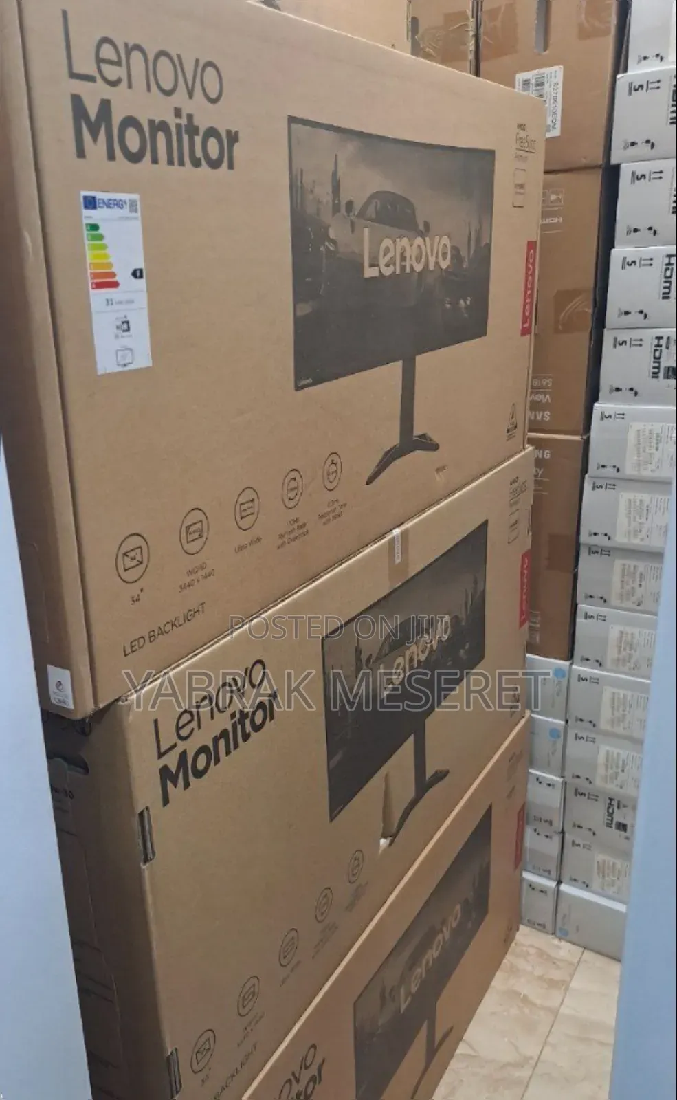 Lenovo 34 (86.36cm) 21:9 Curved Ultrawidetm WQHD
