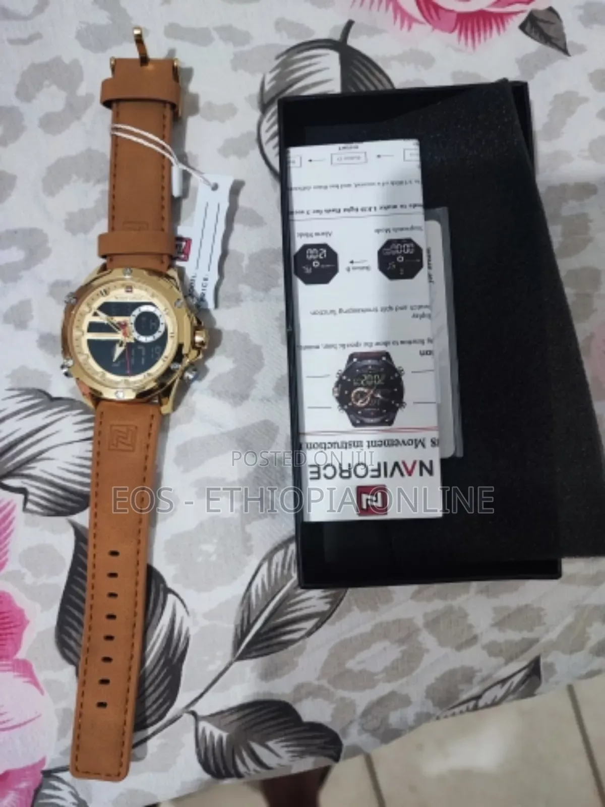 Top Brand Naviforce Casual Leather Band for Men [Preorder]