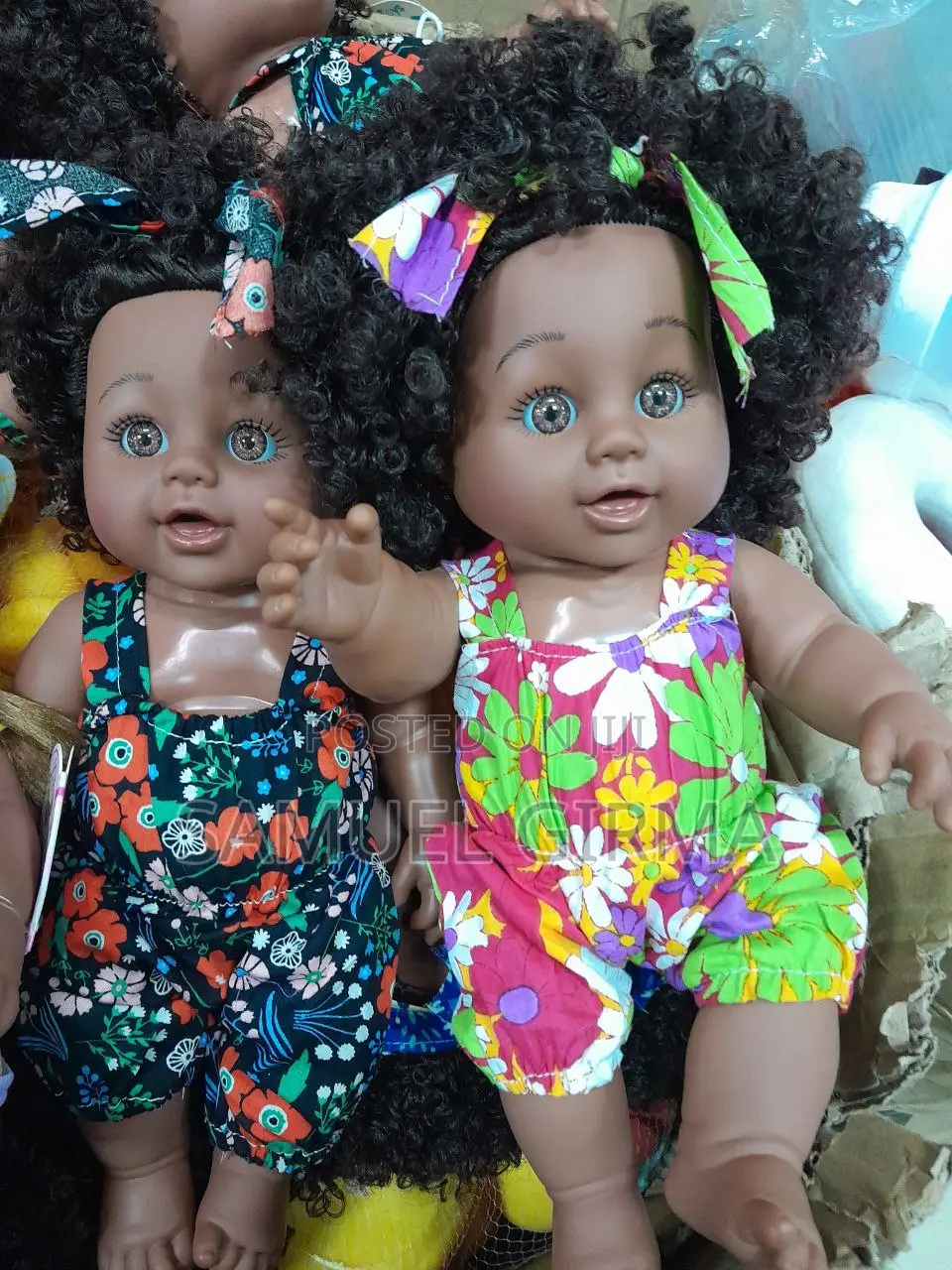 African Black Girl Doll With Dress