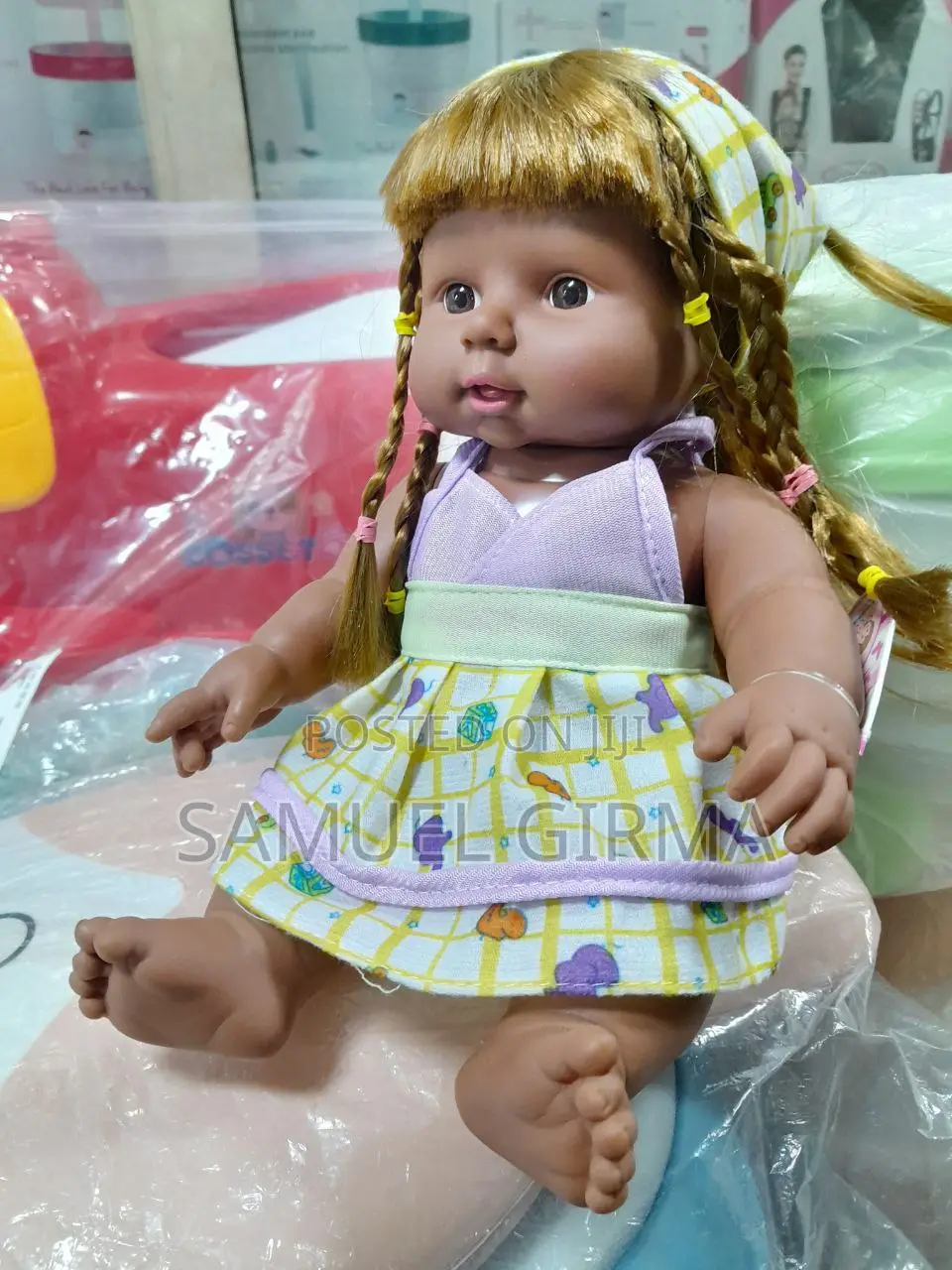 African Black Girl Doll With Dress