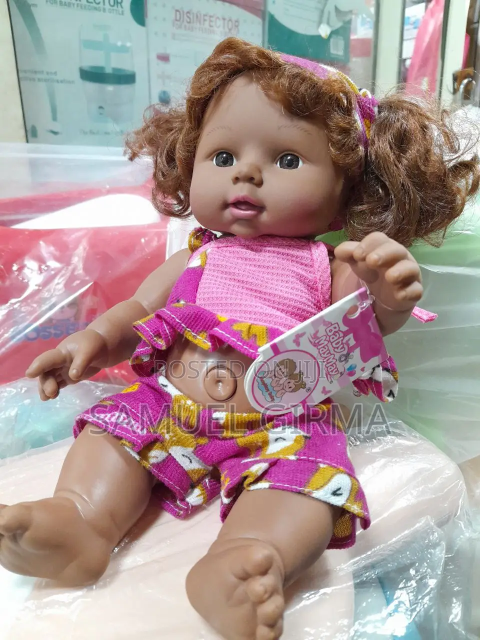 African Black Girl Doll With Dress