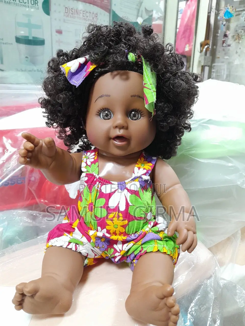 African Black Girl Doll With Dress