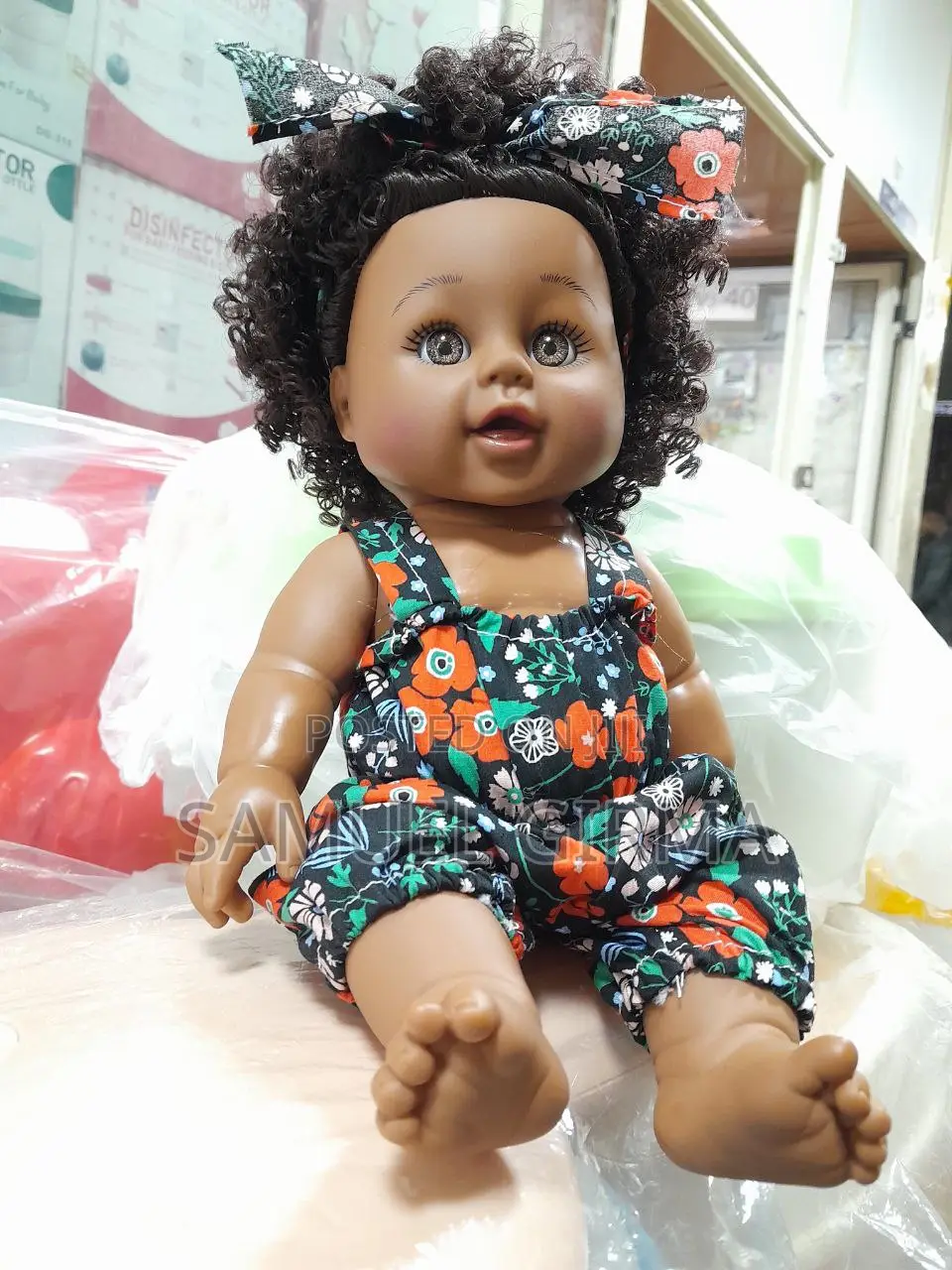 African Black Girl Doll With Dress