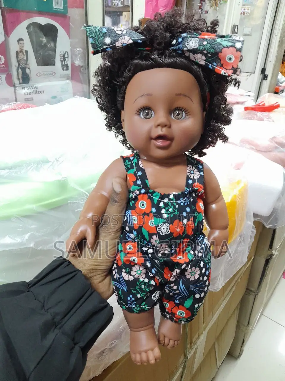 African Black Girl Doll With Dress