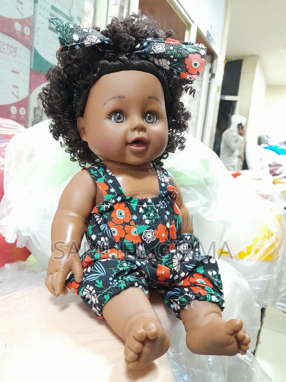 African Black Girl Doll With Dress