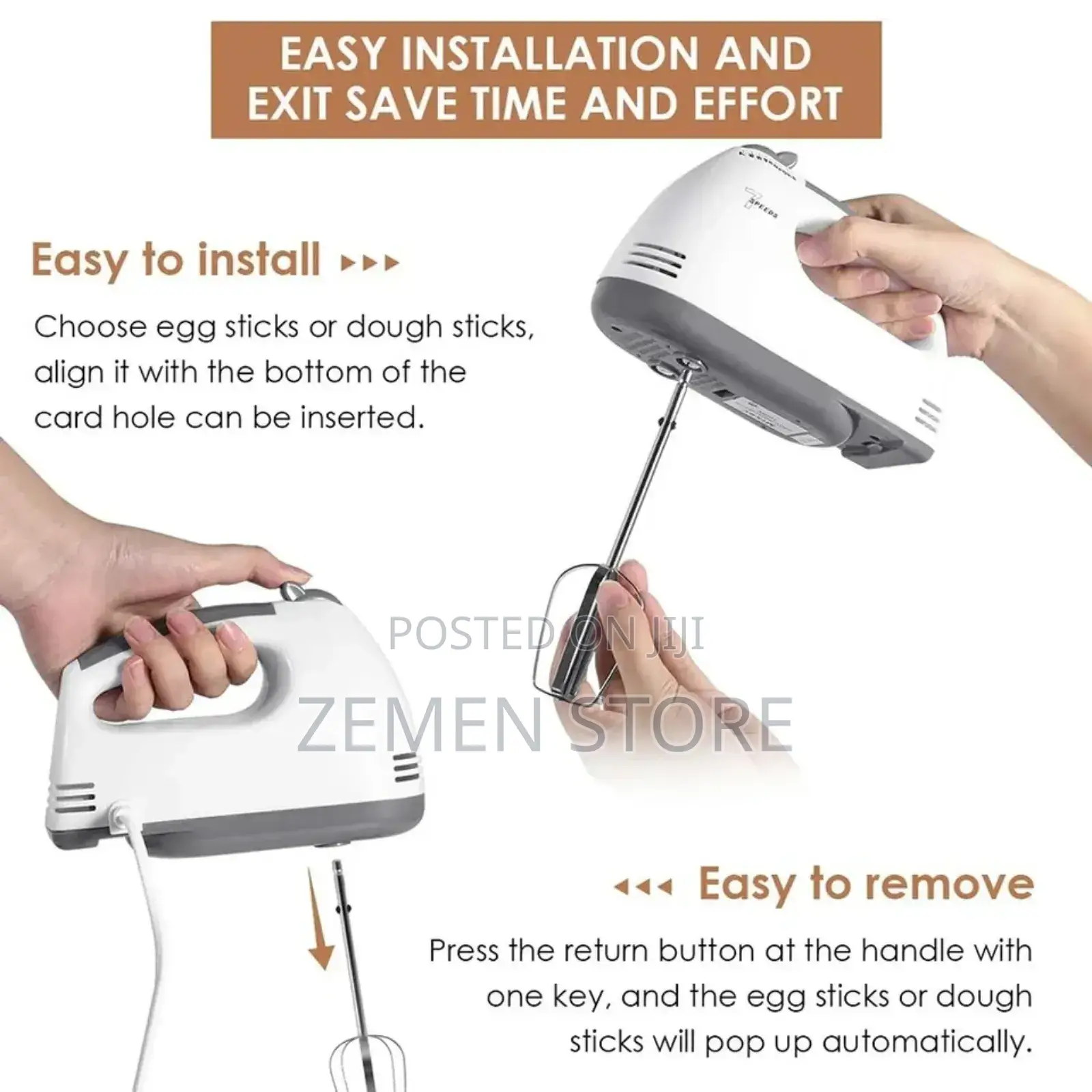 7 Speed Sokany Super Quality Hand Mixer