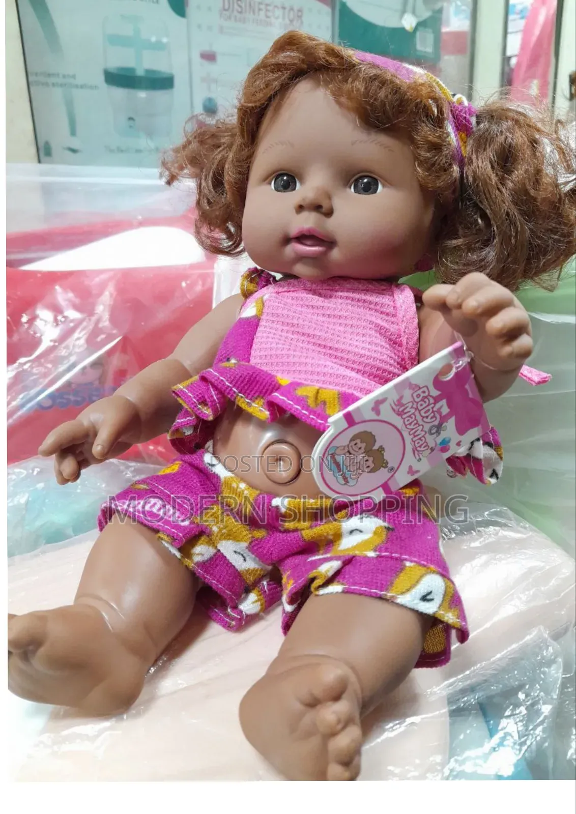 African Black Girl Doll With Dress