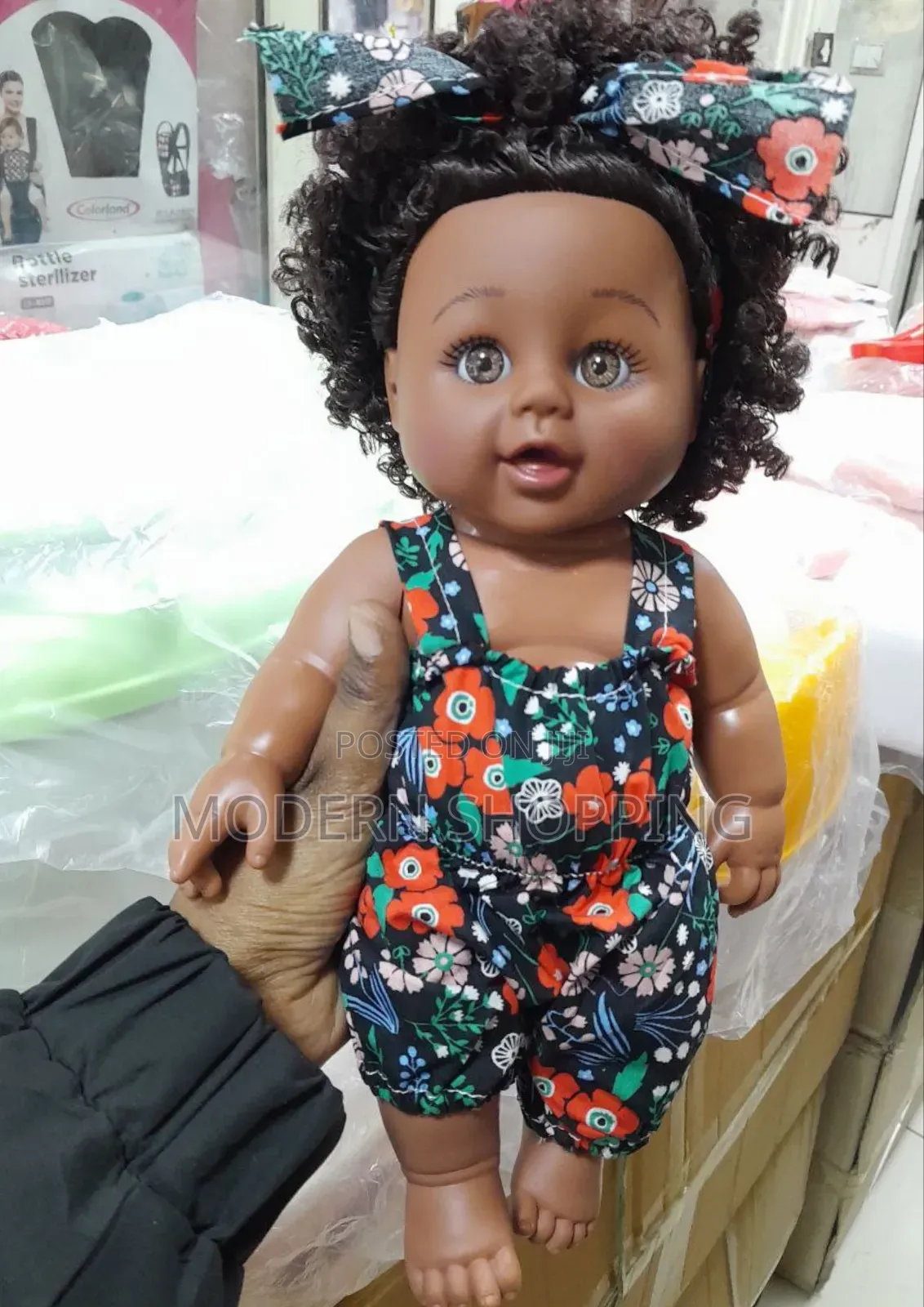 African Black Girl Doll With Dress