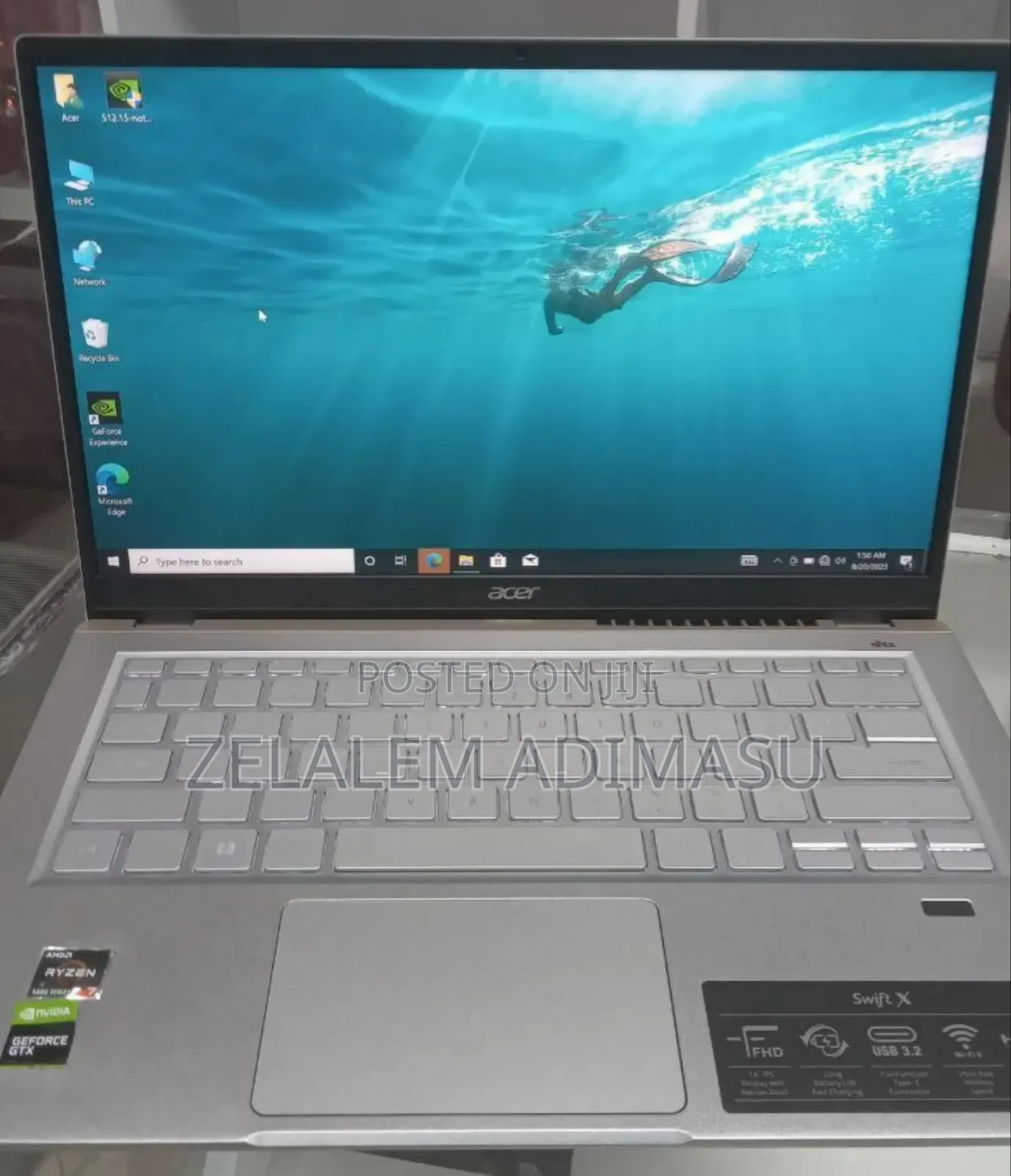 New Laptop Acer Swift 3 16GB AMD Ryzen 7 SSD 512GB