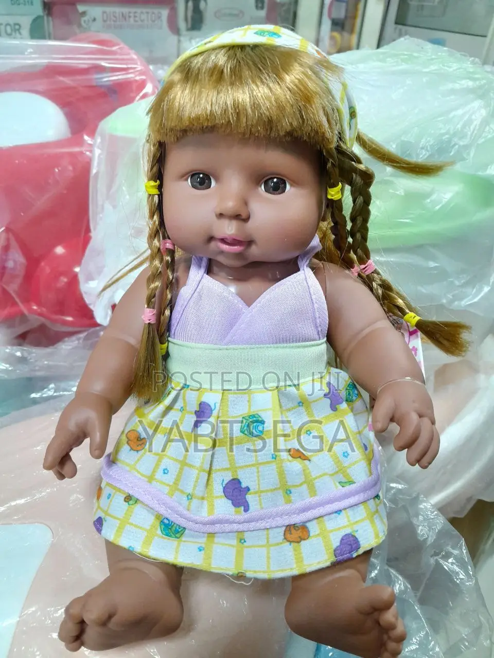 African Black Girl Doll With Dress