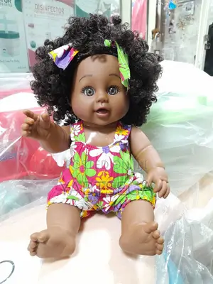 African Black Girl Doll With Dress