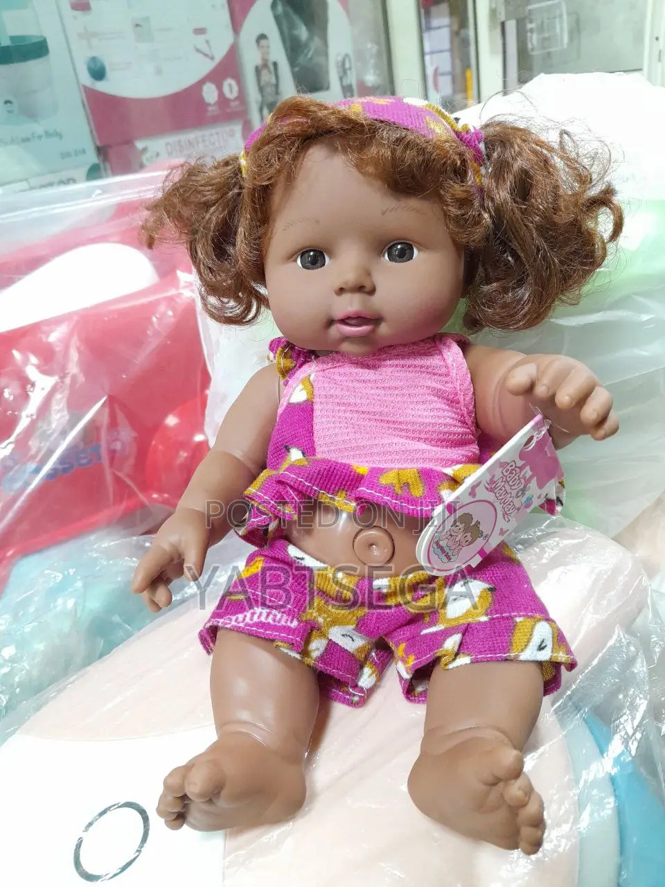 African Black Girl Doll With Dress