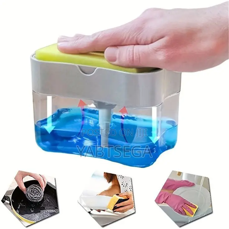Soap Pump Dispenser With Sponge