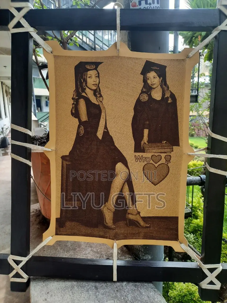 Leather and Wood Engraving