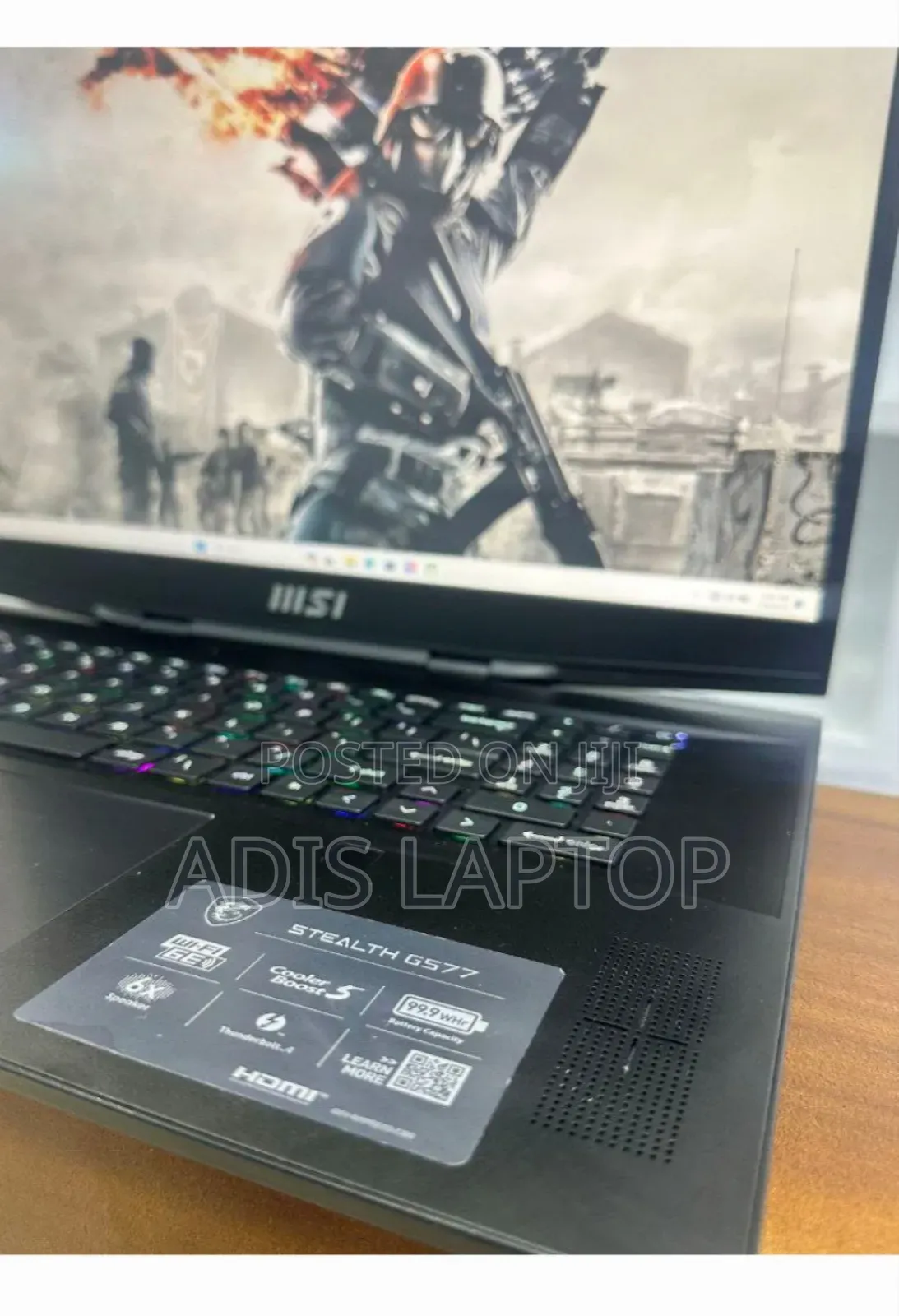 New Laptop MSI Stealth GS77 16GB Intel Core I9 SSD 1T