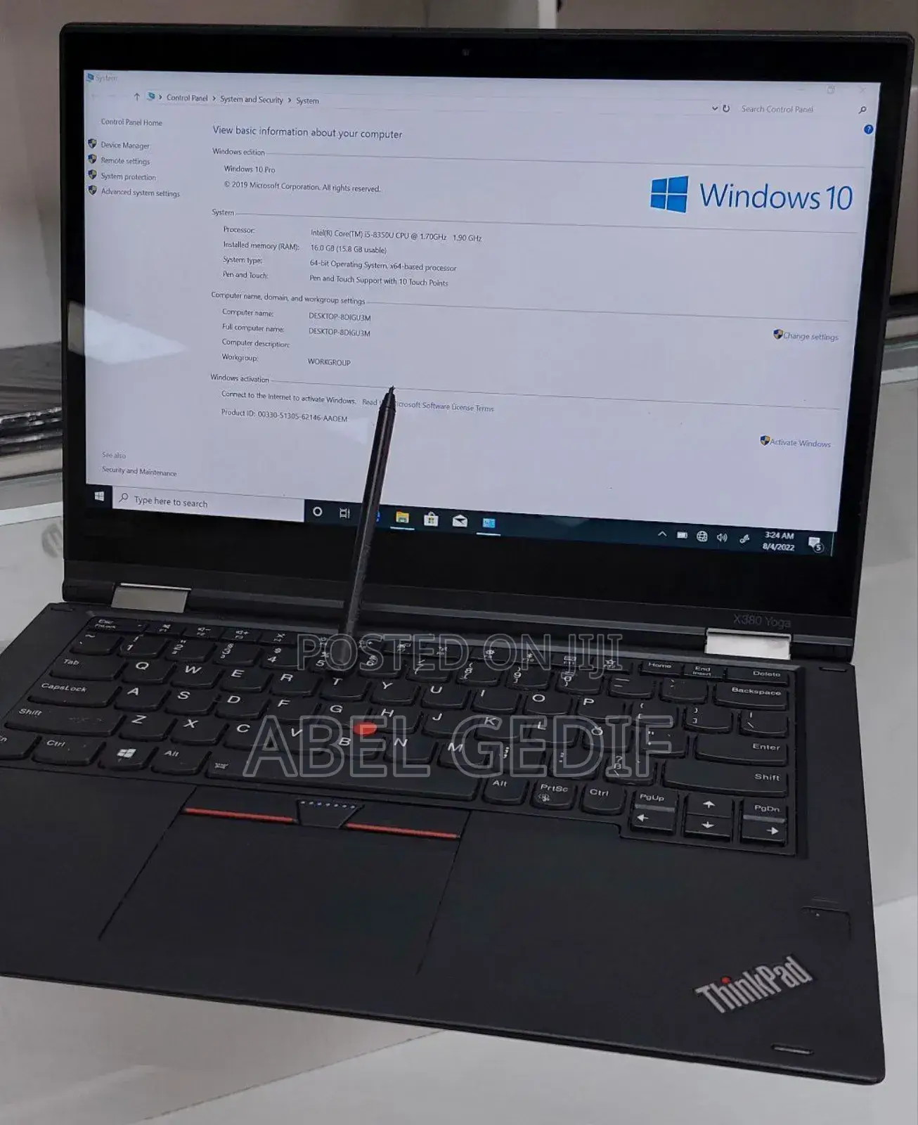 New Laptop Lenovo ThinkPad Yoga 370 16GB Intel Core I7 SSD 512GB