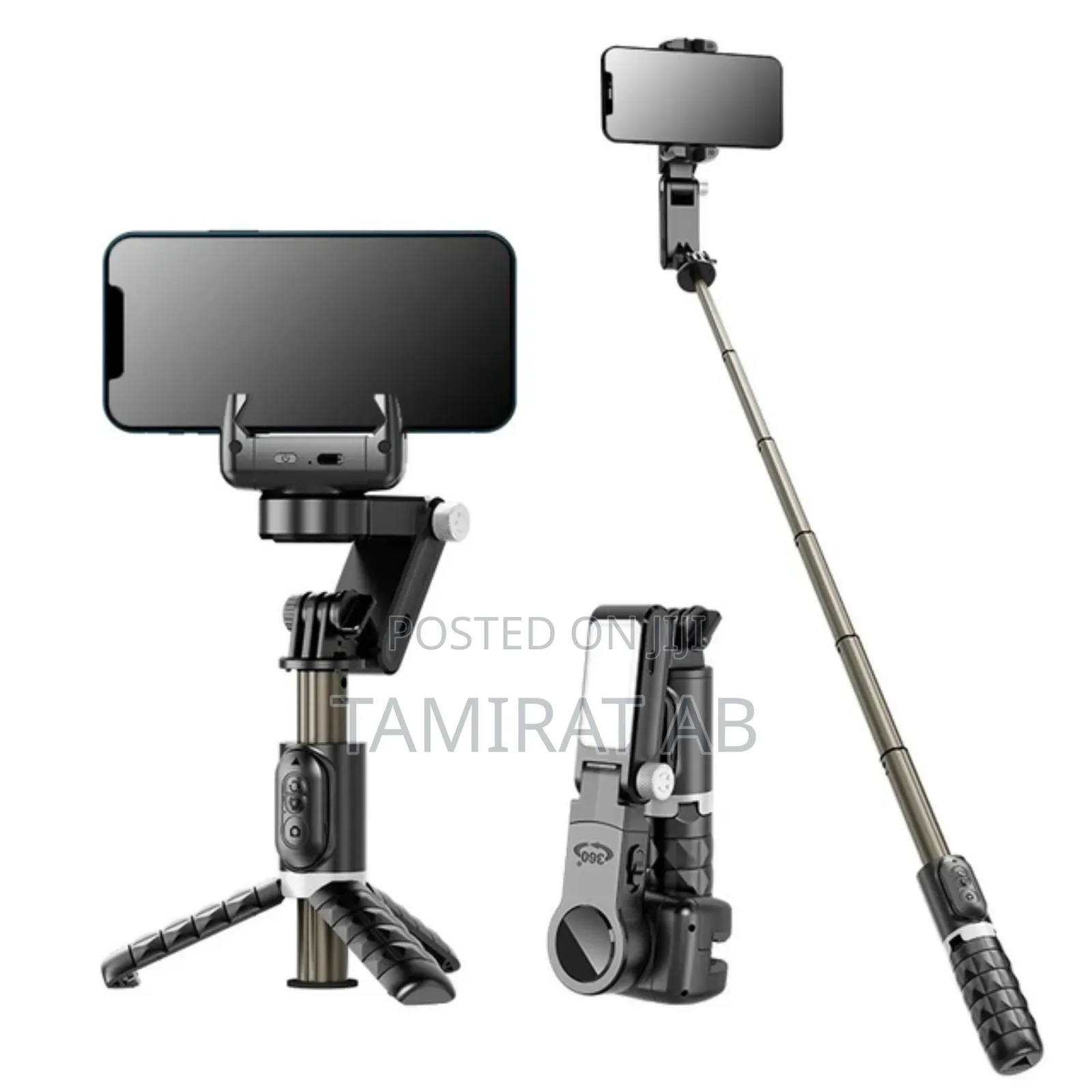 Q18 Desktop Stabilizer, Selfie Stick, Tripod, Fill Light