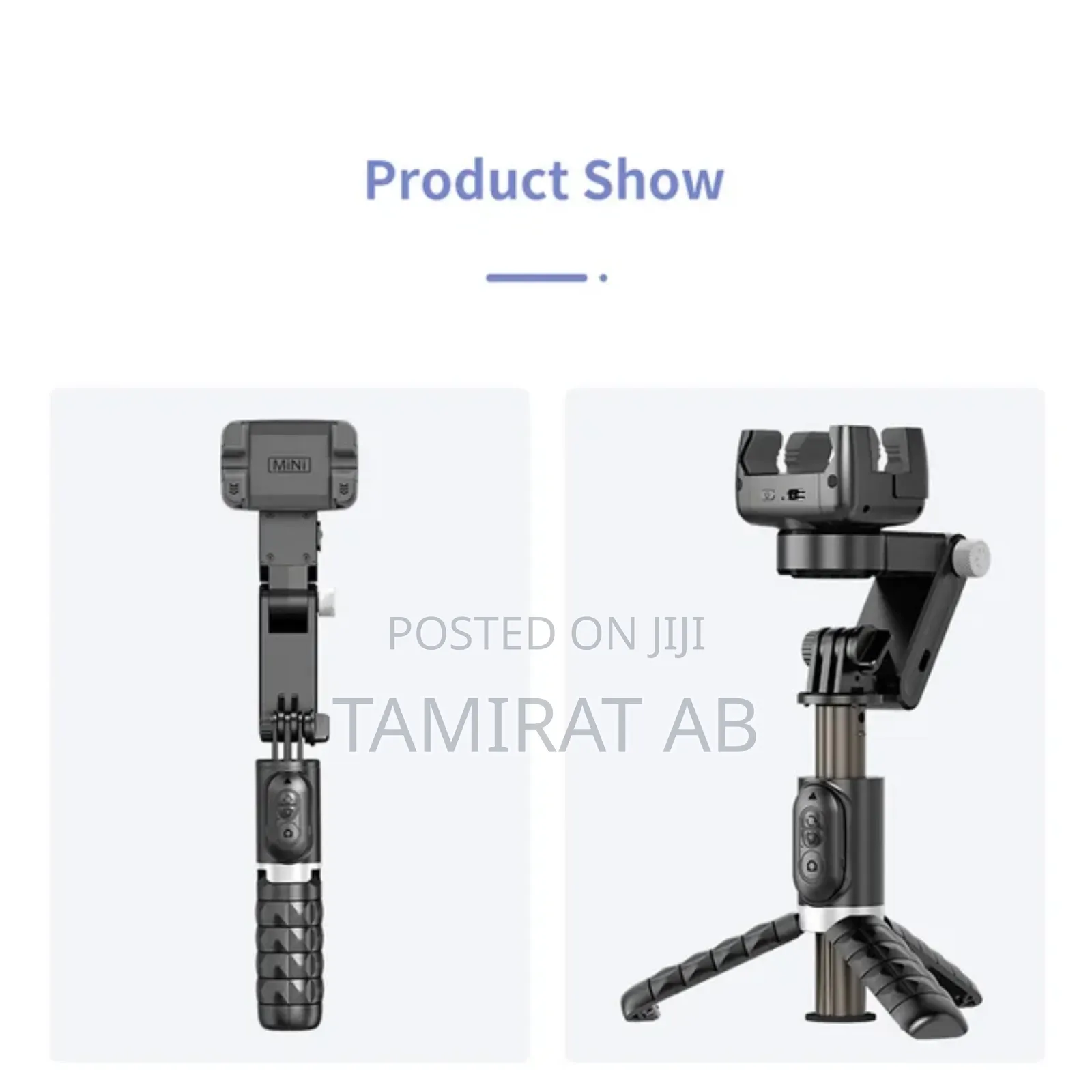 Q18 Desktop Stabilizer, Selfie Stick, Tripod, Fill Light