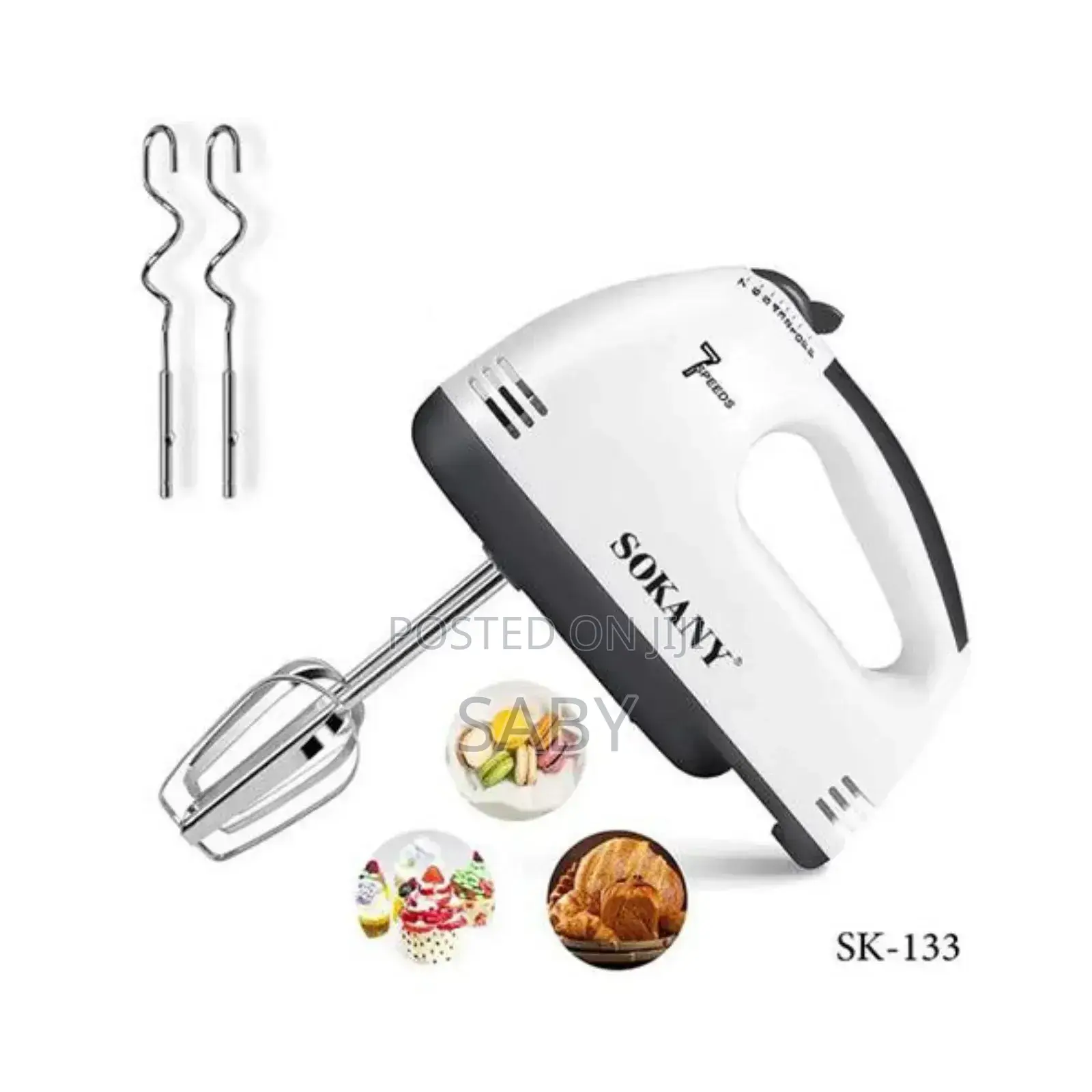 SOKANY Hand Mixer የእንቁላልና ሊጥ መምቻ