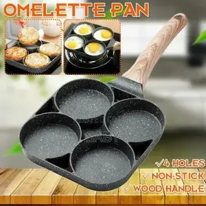 4 in 1 Mini Marble Pan አራት በአንድ የማርብል መጥበሻ 