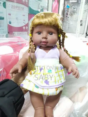 African Black Girl Doll With Dress