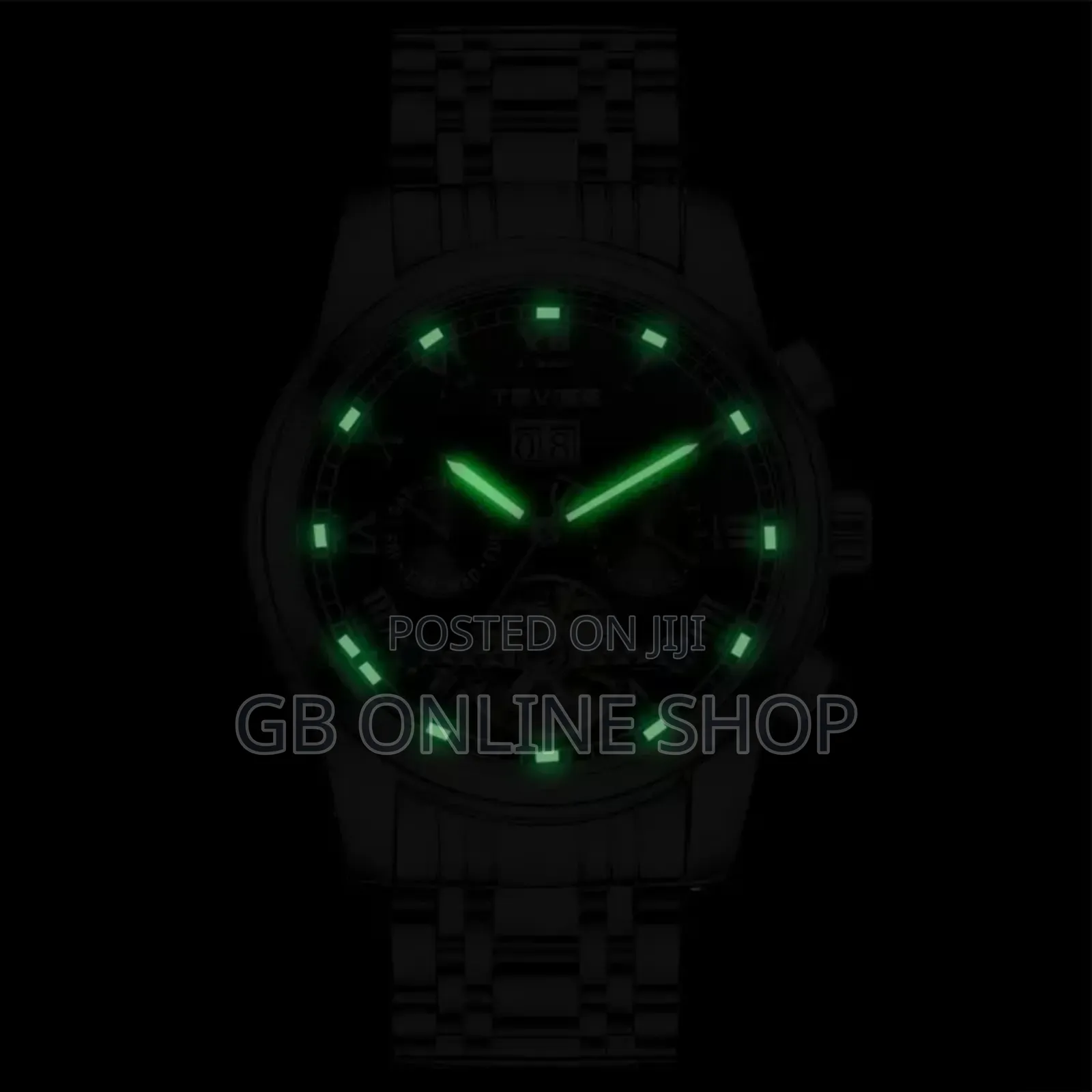 Tevise Automatic Stainless Steel Strap Watch