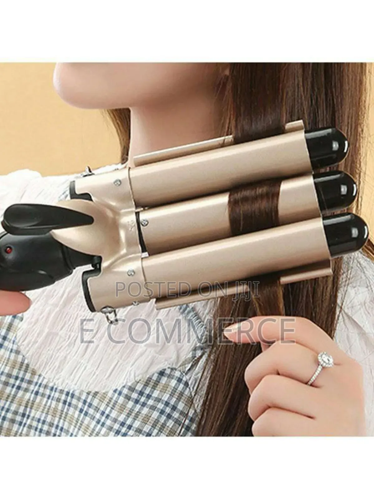 Three Barrels Hair Curler