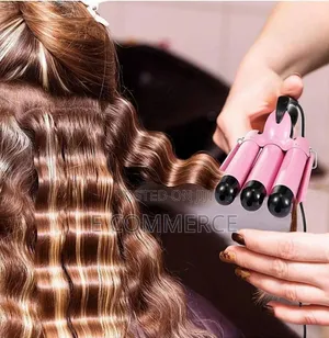 Three Barrels Hair Curler