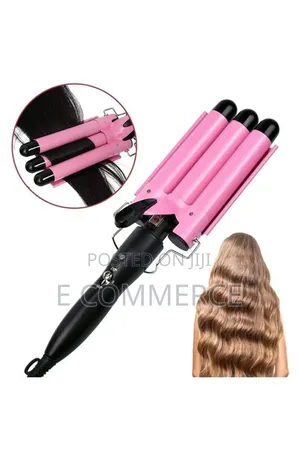 Three Barrels Hair Curler