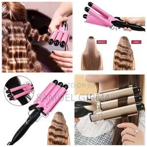 Three Barrels Hair Curler