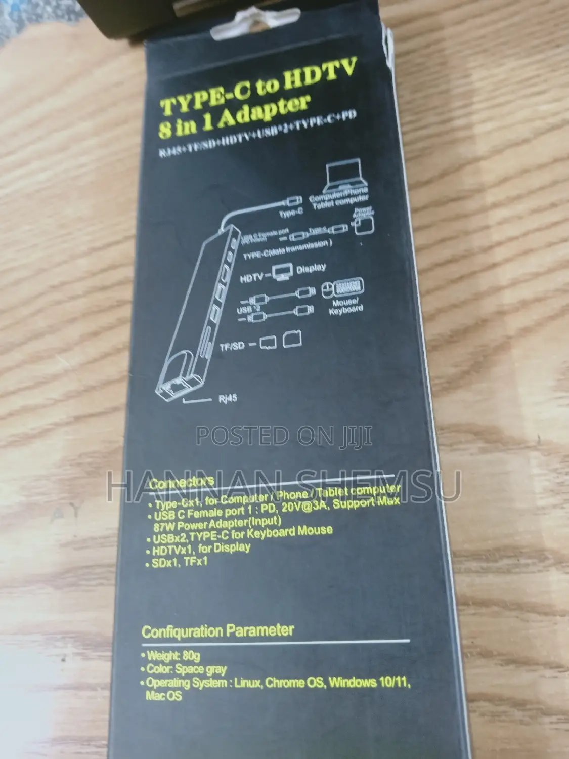 TYPE -C to HDTV 8 in 1