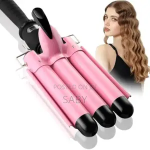 Three Barrels Hair Curler